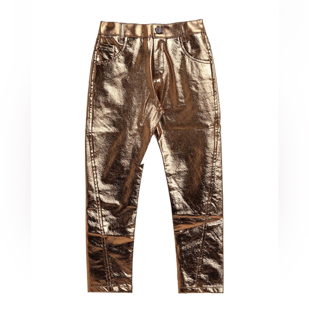 Gold Metallic Pants